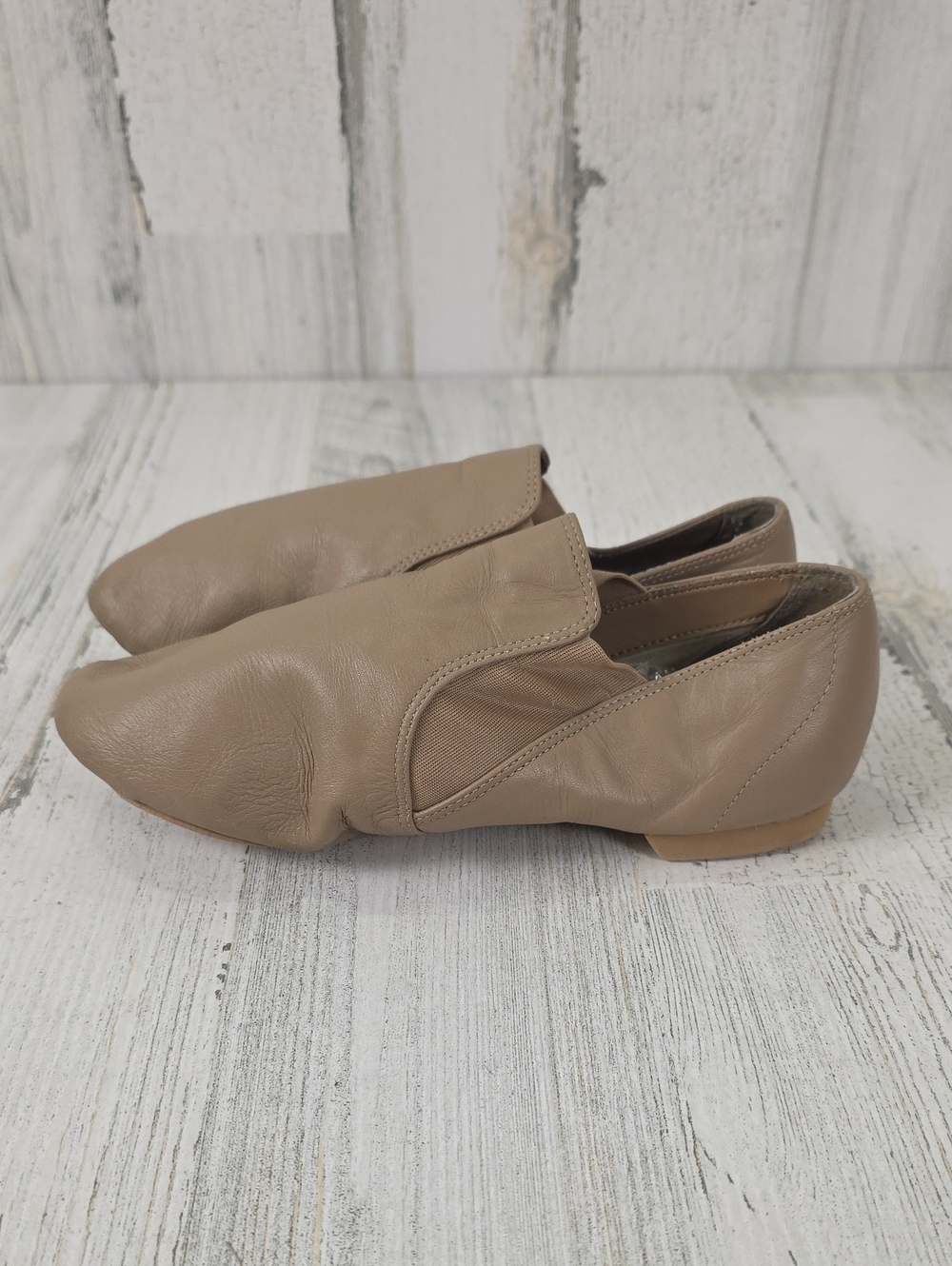 ABT American Ballet Theatre Spotlights Jazz Dance Shoes Taupe Tan Size 4